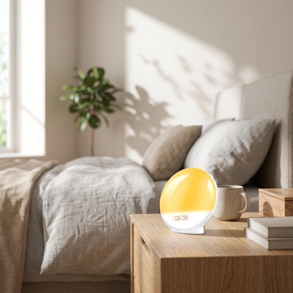 Sunrise Alarm Clock Wake Up Light Clock Sunrise/Sunset Simul 5