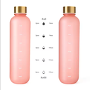 1000ML Bottle With Time Marker Motivational Reusable Fitness 6
