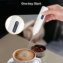 Milk Frother Egg Beater Mini Coffee Whisk Mixer Rechargeable 5