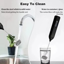 Milk Frother Egg Beater Mini Coffee Whisk Mixer Rechargeable 6
