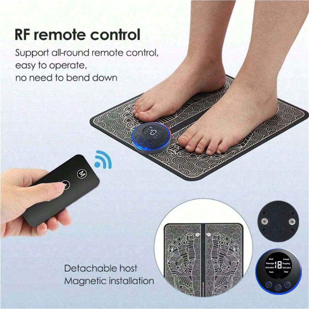 Electric Foot Massager Pad Muscle Massage Relaxation Trainer 2