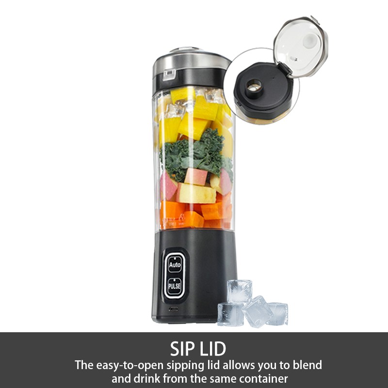 Portable Electric Juice Maker Blender 700ML USB Rechargeable 2
