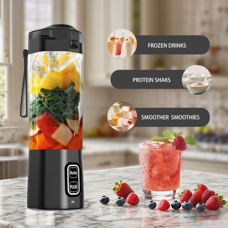 Portable Electric Juice Maker Blender 700ML USB Rechargeable 5