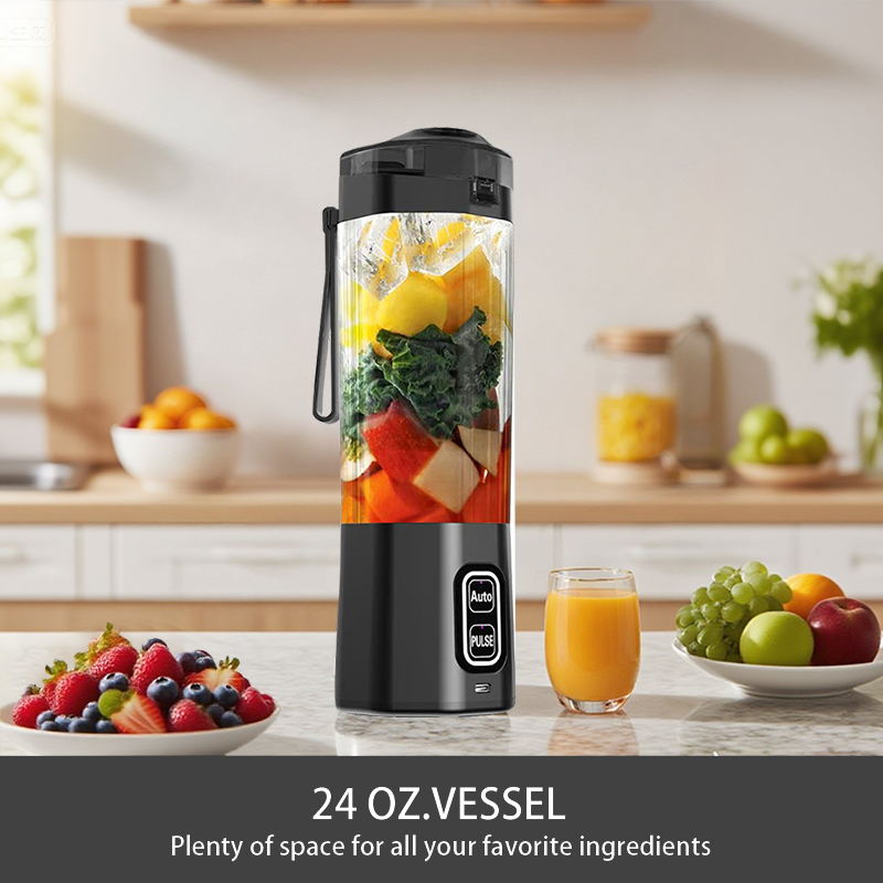 Portable Electric Juice Maker Blender 700ML USB Rechargeable 6