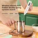Wireless Milk Frother Electric Type-C Handheld Blender Stain 2