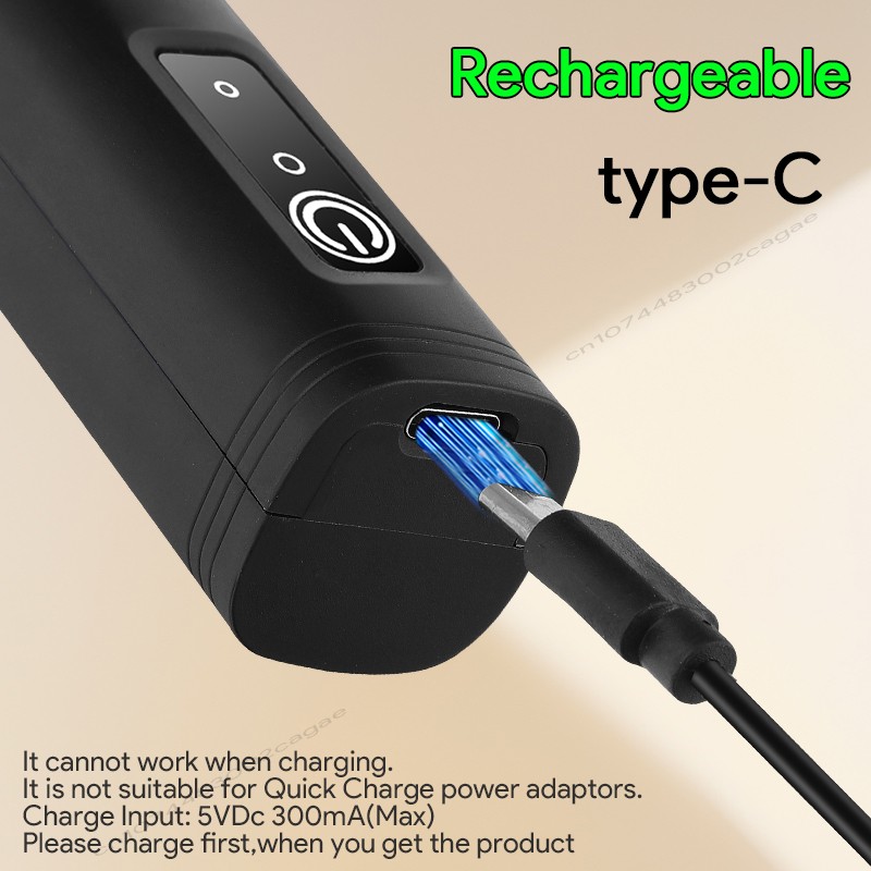Electric Milk Frother USB Rechargeable Handheld Egg Beater 3 6