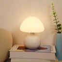 Modern Minimalist Mushroom Table Lamp with Three Color Switc 4