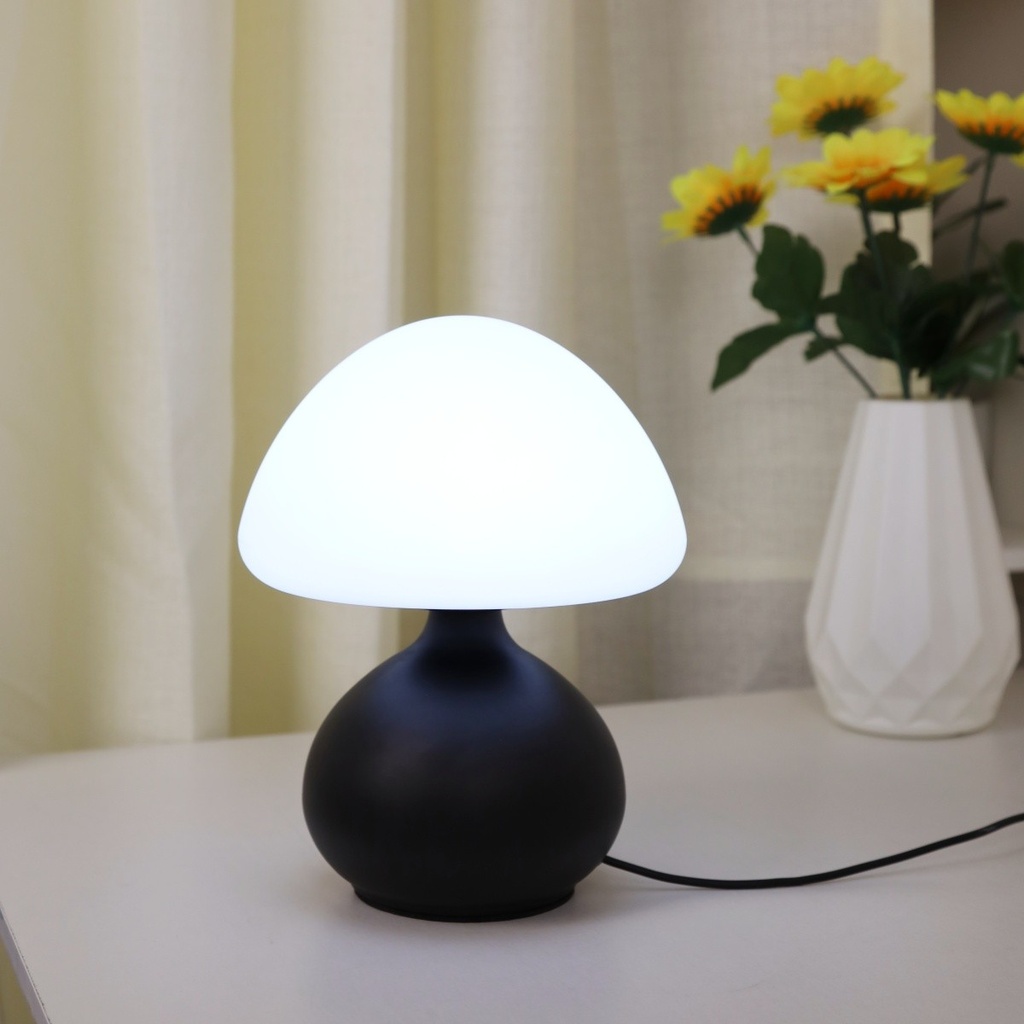 Modern Minimalist Mushroom Table Lamp with Three Color Switc 6