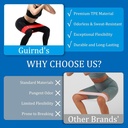 Fitness Resistance Bands Set Rubber Loop Strength Training W 3