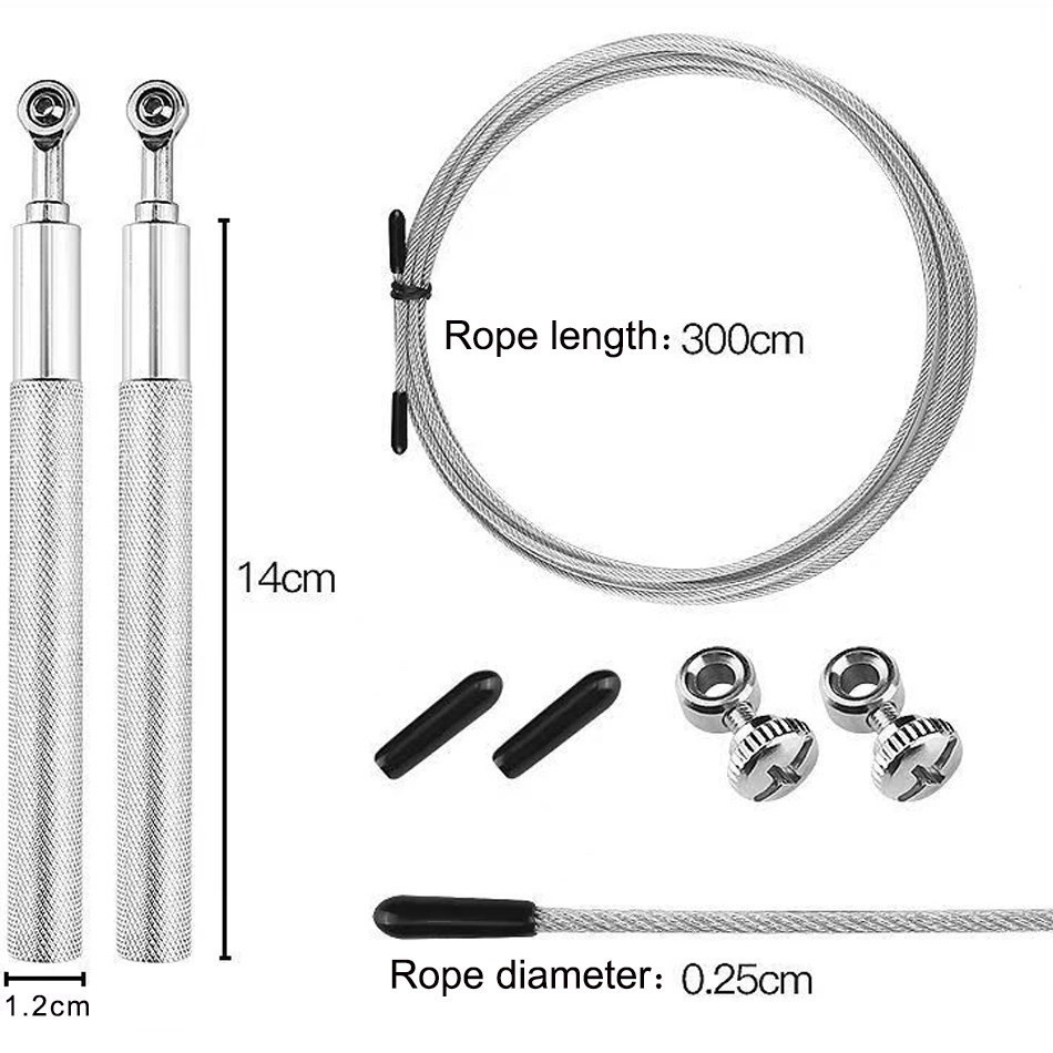 WorthWhile Crossfit Jump Rope Professional Speed Bearing Ski 4
