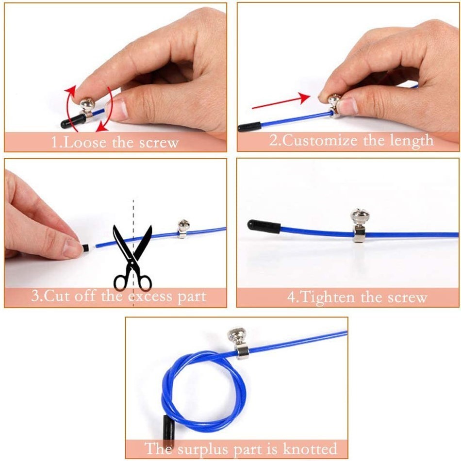 WorthWhile Crossfit Jump Rope Professional Speed Bearing Ski 5