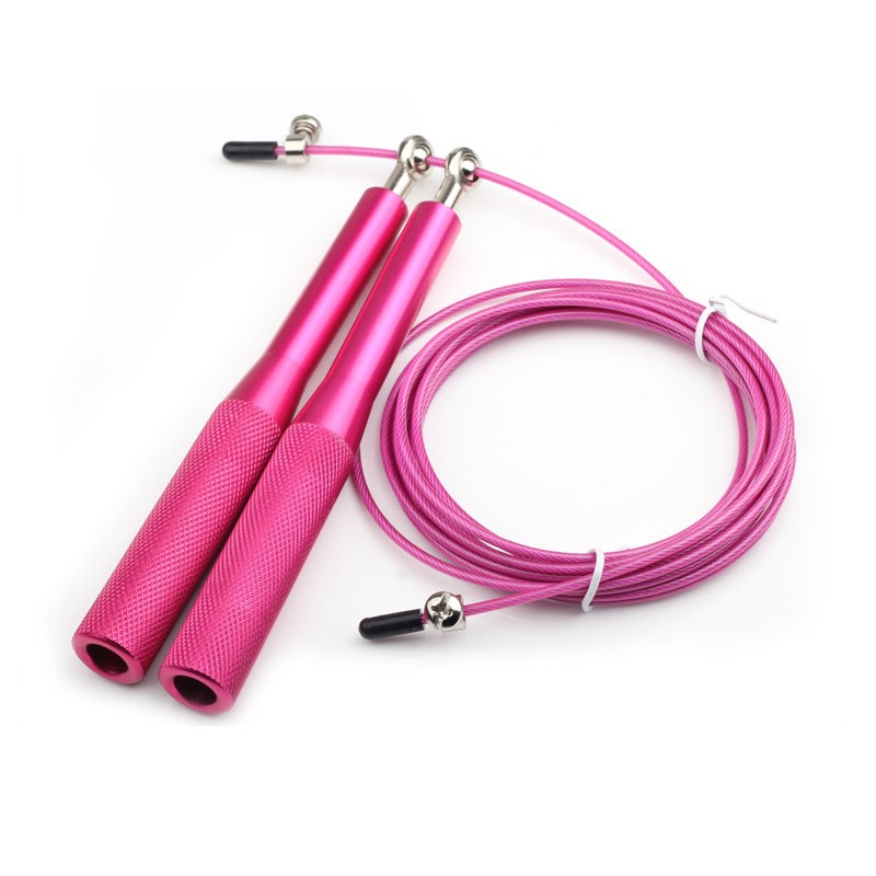 New Fitness Jump Ropes Crossfit Heavy Steel Wire Speed Jump  5