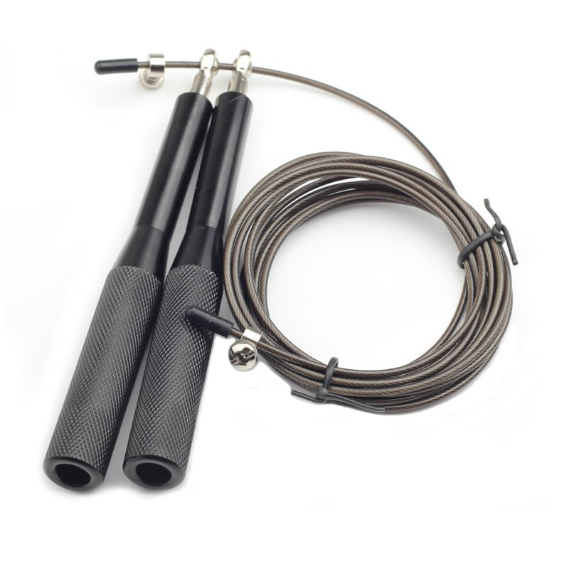 New Fitness Jump Ropes Crossfit Heavy Steel Wire Speed Jump  6