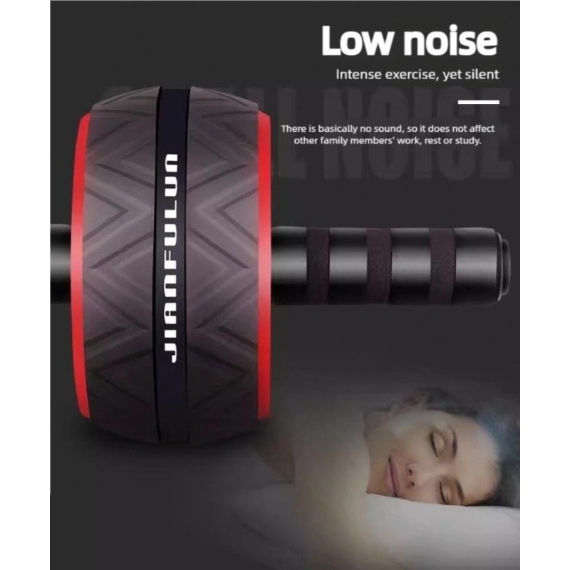 Silent Non-Slip Ab Roller Wheel-Premium Abdominal Exercise E 5