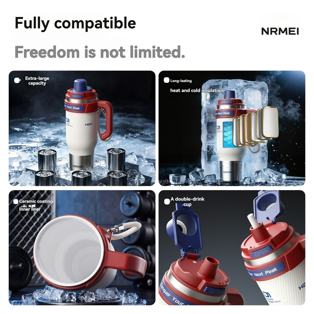 1250ml Stainless Steel Ceramic Tumbler 4