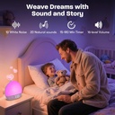 Wake Up Light Sunrise Alarm Clock Timer 30 White Noise Sound 4