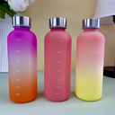 550ml Bottle With Time Marker Motivational Reusable Fitness  3