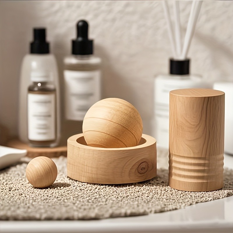 Car & Home Essential Oil Diffuser - Made of Wood Mini Cute N 5