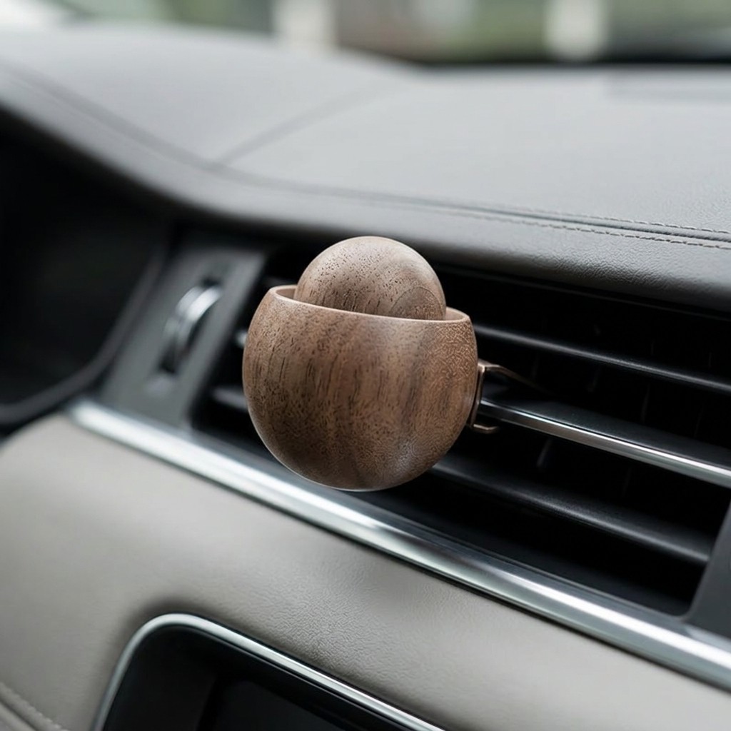 Car & Home Essential Oil Diffuser - Made of Wood Mini Cute N 6
