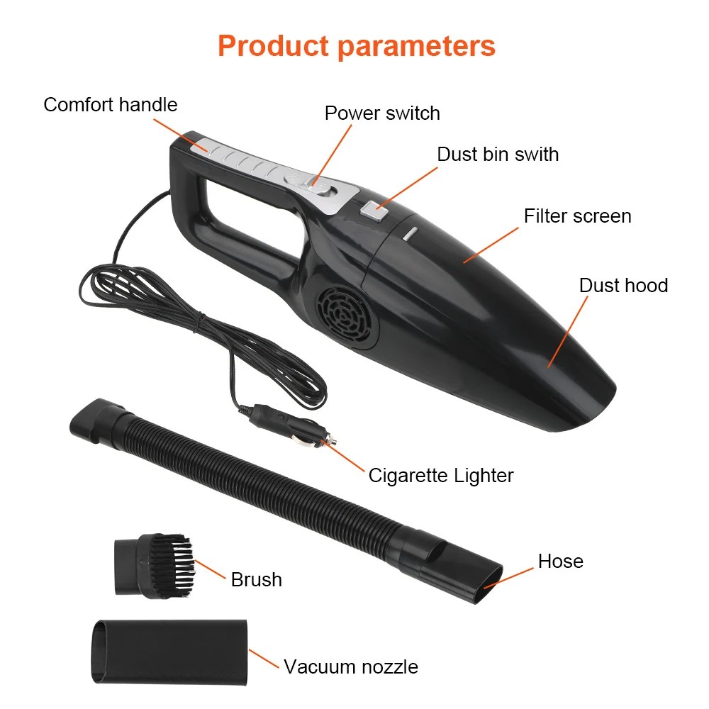 Car Vacuum Cleaner Portable Wet And Dry Dual-Use Vacuum Clea 6