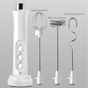 3 In 1 Electric Milk Frother Rechargeable Milk Foam Maker Ha 2