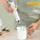 3 In 1 Electric Milk Frother Rechargeable Milk Foam Maker Ha 3