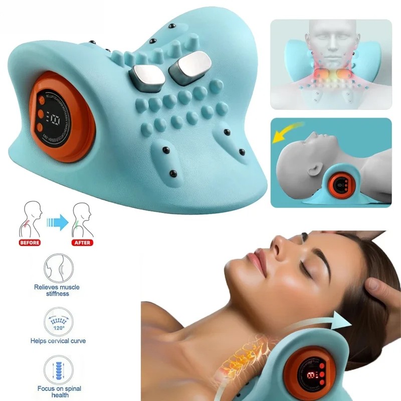 Electric Cervical Massager Neck Shoulder Stretcher Relaxer