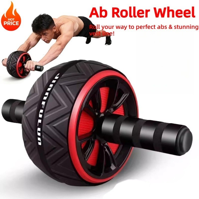 Silent Non-Slip Ab Roller Wheel-Premium Abdominal Exercise Equipment