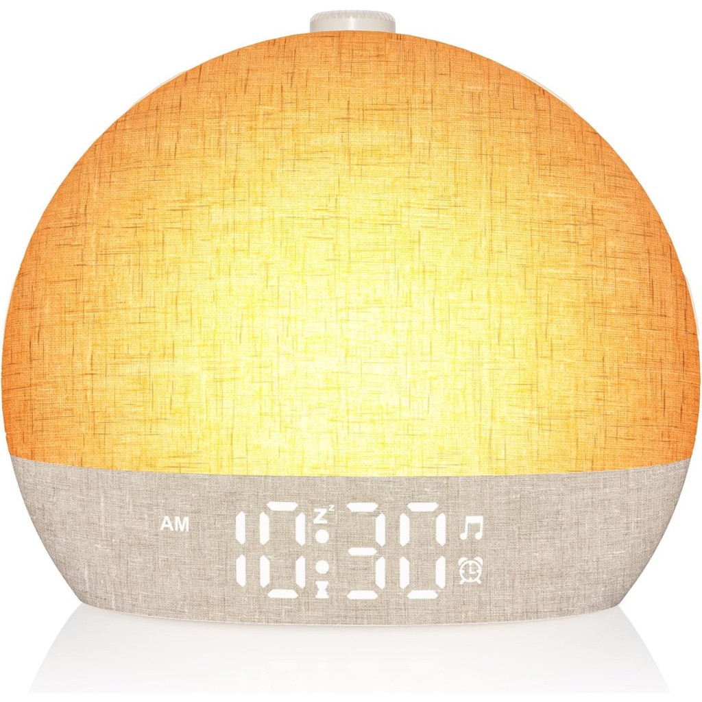 Wake Up Light Sunrise réveil minuterie 30 bruit blanc Machine sonore