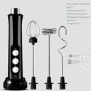 3 In 1 Electric Milk Frother Rechargeable Milk Foam Maker Handheld